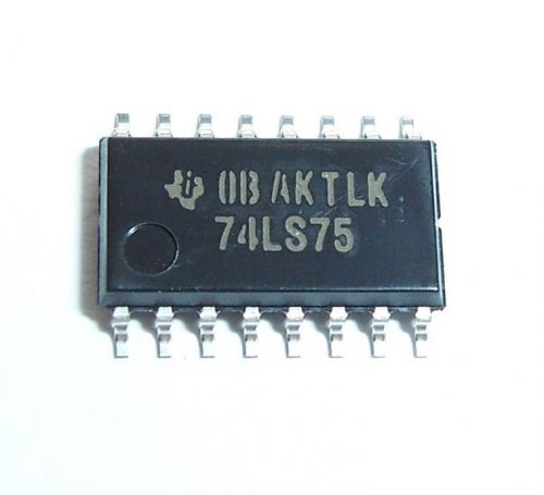 TEXAS INSTRUMENTS SN74LS75   74LS75   SMD (100 PCS)