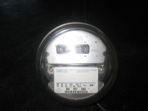 Landis &amp; Gyr: Watthour Meter; Type MX 7.2Kh