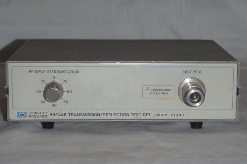 HP 85044B 75 ohm TRANSMISSION/REFLECTION TEST SET 300KHz-2.0GHz