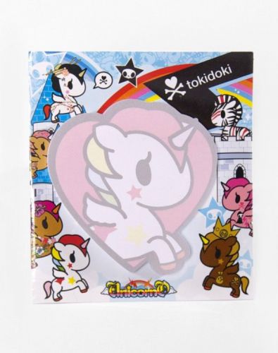 New Tokidoki Unicorno Sticky Notes &amp; 1 Set Black Hair Clip Heart and Crossbones