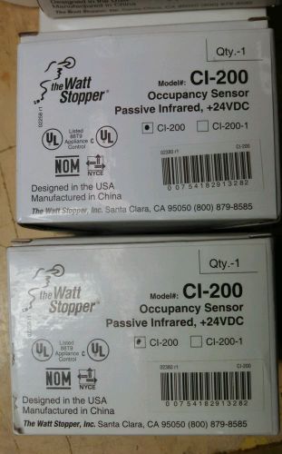 Watt Stopper CI-200 PIR OCCUPANCY SENSOR-CEILING MOUNT NEW IN BOX