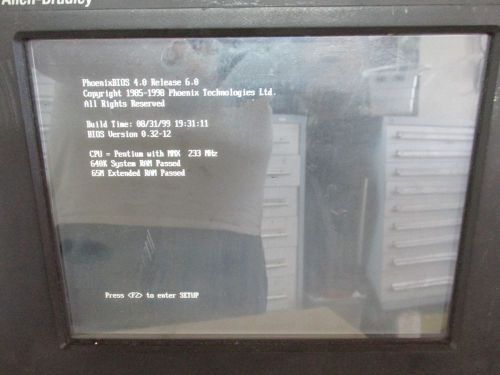 6181-A1BCBBZZZ Allen Bradley HMI TOUCHSCREEN BOOTS TO NO OPERATING SYSTEM