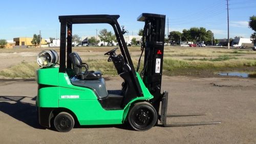 Forklift (18559) 2007 mitsubishi fgc30n, 5500lbs capacity, triple mast for sale