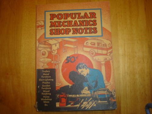 1937 EDITION (No.33) OF POPULAR MECHANICS SHOP NOTES VERY GOOD CONDITION