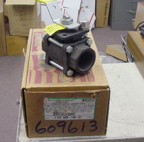 Apollo Actuator Ready ball valve 1 1/4&#034; 83R-146-01 NEW