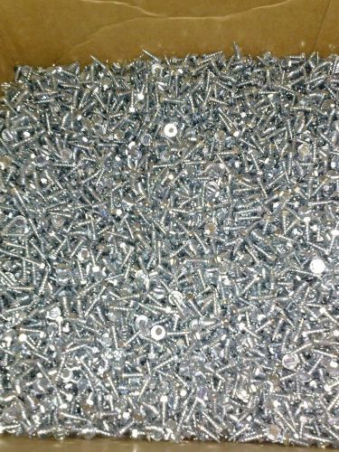 (10000) Zip Screws 8 x 1/2 Flat Head Self Piercing Hex Washer Head Sheet Metal