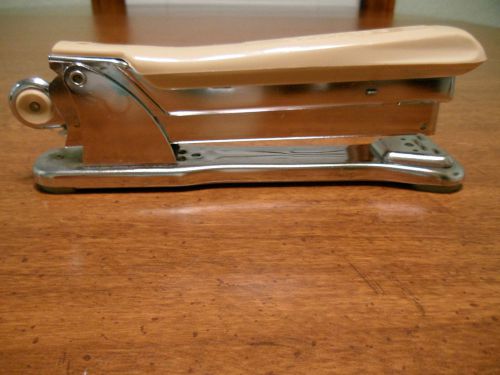 ACE LINER MODEL 502 STAPLER BUFF SWIRL ART DECO MID-CENTURY EUC