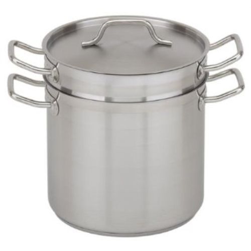 Double boiler roy ss db 8-8 qt stainless steel royal industries for sale