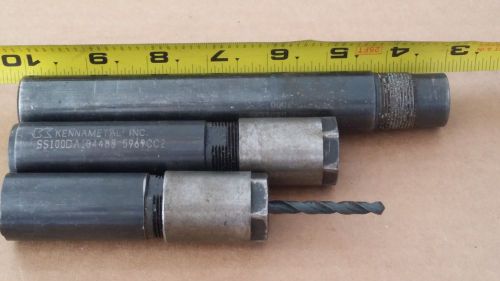 (3) Kennametal DA100 Collet Tool Holder