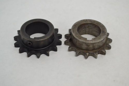 LOT 2 MARTIN 40BS15 1-1/4 40TEETH 1-1/4IN TAPER ROLLER CHAIN SPROCKET B264771