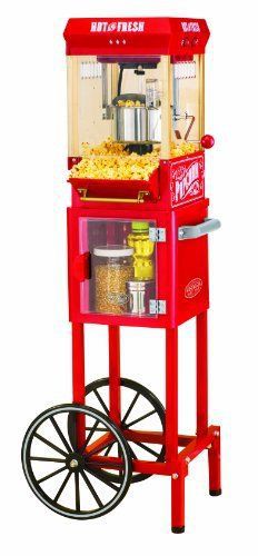 Nostalgia Electrics KPM200CART 48-Inch Vintage Collection Popcorn Cart