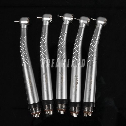 5pc Dental Fiber Optic LED Handpiece High Speed 6 hole Coupler Fit KAVO SK-A6 C3