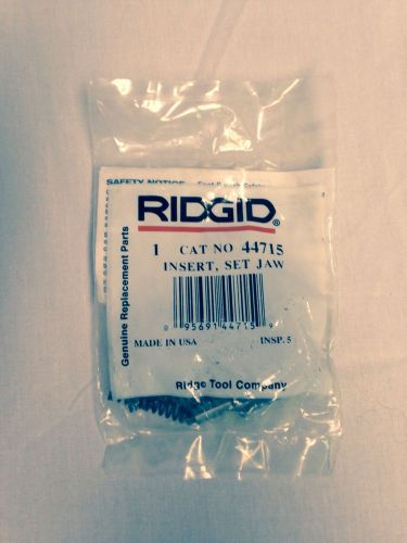 NEW GENUINE RIDGID REPLACEMENT PARTS 44715 JAW INSERTS SET