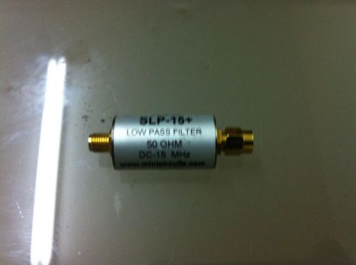 Mini-Circuits Model SLP-15 DC-15Mhz 50 ohm SMA-F to SMA-M Low Pass Filter