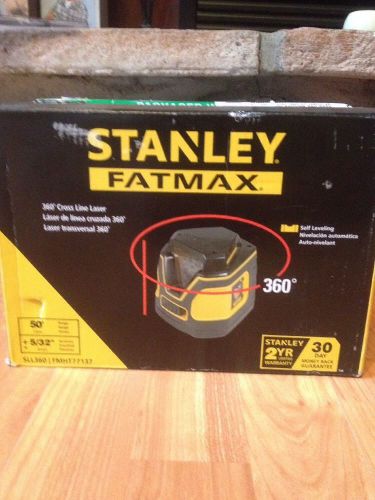 STANLEY FATMAX SELF LEVELING 360 CROSS LINE LASER