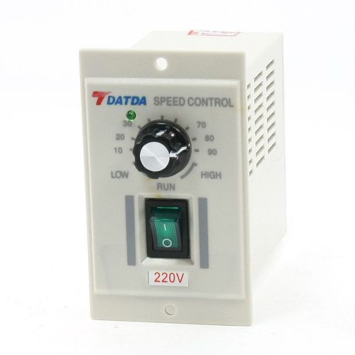 AC 220V Input DC 180V Output Green I/O 2-Position Switch Motor Speed Controller