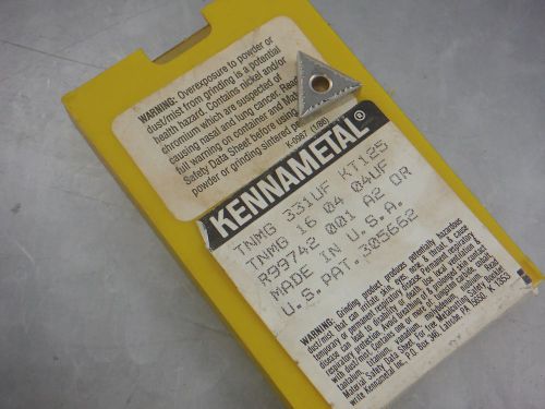 KENNAMETAL CERAMIC INSERTS TNMG 331UF KT125 QTY5 (LOC1465)