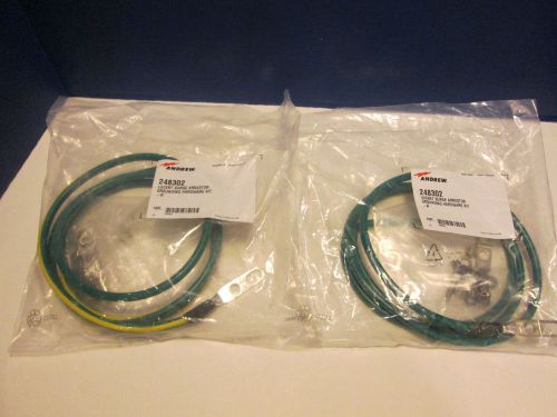 Lot of 2 Andrew 248302 Lucent Surge Arrestor Grounding Hardware Kit