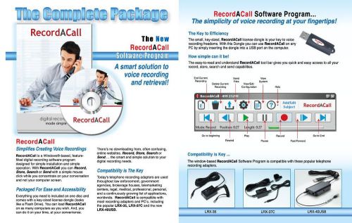 RecordACall Software Program