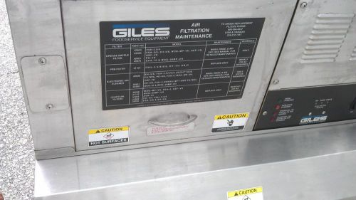 Giles ovh-10 ventless hood for sale