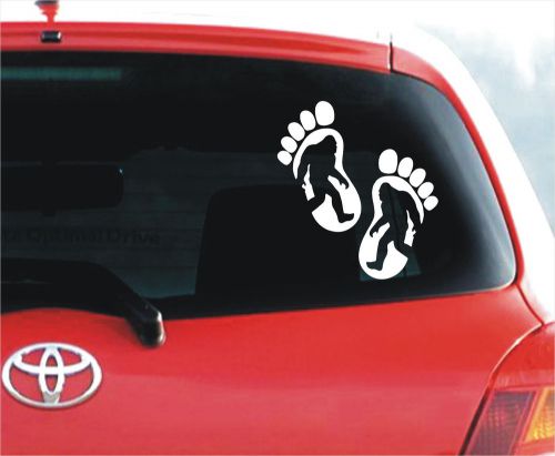 gorilla in baby paws car vinyl sticker decals truck window bumper decor  #108