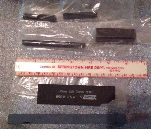Knife sharpeners oilstone cf724 norton usa lot of 6 new and used for sale