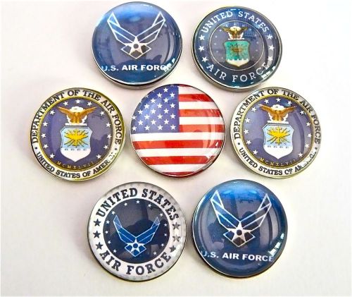 Us air force  designer push tack pins or magnets, id yr messages,office,locker for sale