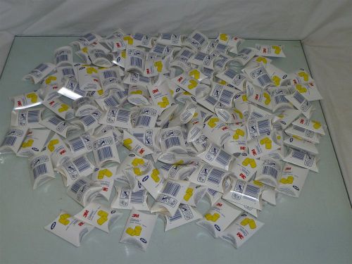 Lot of 120  pairs of 3m classic earplugs 310-1001 yellow ear plugs new for sale