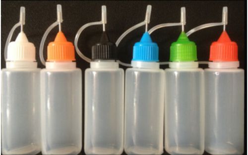 HI-Q 10PCS 15ml Empty Plastic Squeezable Liquid Dropper Bottles Needle Tip LDPE