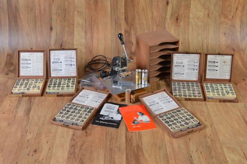 Kingsley Hot Stamp Foil Machine M-50 &amp; Extras