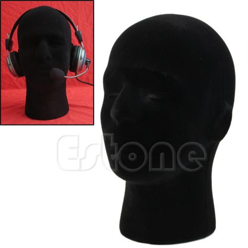 Male Styrofoam Foam Mannequin Manikin Head Model Glasses Cap Wigs Display Stand