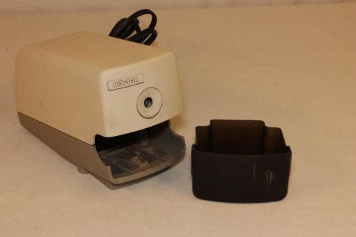 Boston Electric Pencil Sharpener Model 19 Beige Desktop 296A Made in USA