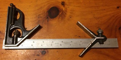 STARRETT  12&#039;&#039; SQUARE&#039;&#039;&#039;&#039;&#039;&#039;WITH CENTERING HEAD NO. 4 GRAD