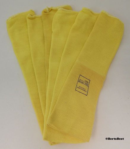 2 CONDOR, CUT RESISTANT SLEEVES, 14&#034;, KEVLAR, GRAINGER, YELLOW 3AM12