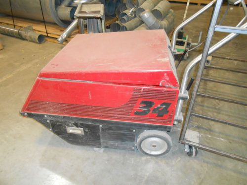Factory Cat Model 34 Floor Sweeper, Walk Behind, Battery-Powered