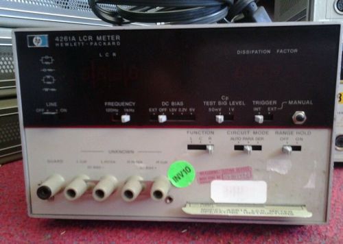 Hp hewlett packard 4261a lcr meter agilent