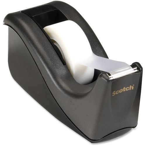 Scotch Desktop Tape Dispenser - 1&#034;Core - Non-skid Base -Black - MMMC60BK