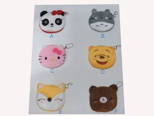 New Cute Cartoon Plush Coin Purse