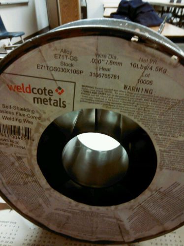 10lb .030 E71T-GS self shielding Flux Cored Gasless Weld Wire