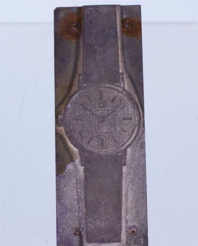 OMEGA WATCH VINTAGE METAL PRINT BLOCK #3