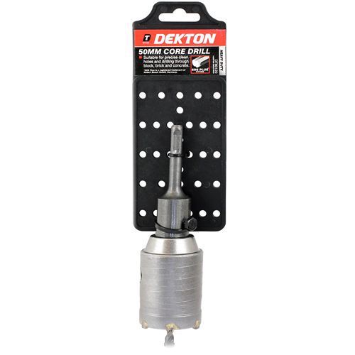 Dekton Heavy Duty 50Mm SDS Core Drill Bit Hole Cutter For Block Brick Concrete