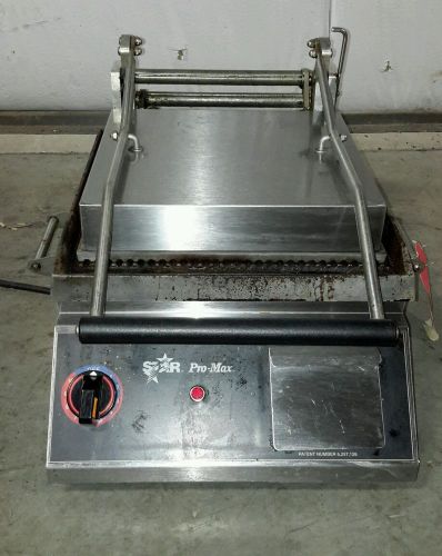 Used star pro-max u-cg14b commercial panini grill for sale