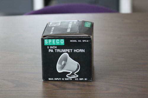 Speco PA Trumpet Horn SPC-8