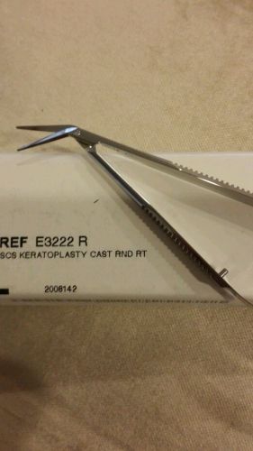 New Storz e3222r castroviejo angled corneal  right scissors.