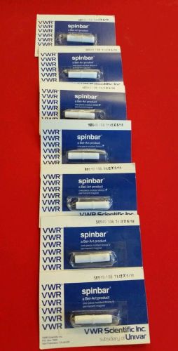 Lot of 7 Magnetic Stir Bar VWR 1 1/2 x 5/16