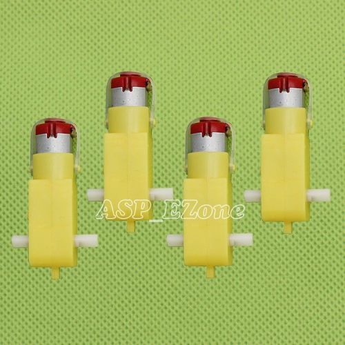 4pcs 3v-6v dc hobby motor type tt double-shaft 1:48 gear motor toy motor for sale