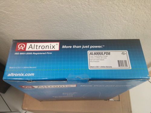 AL600ULPD8 - Altronix AL600ULPD8 Power Supply-Charger