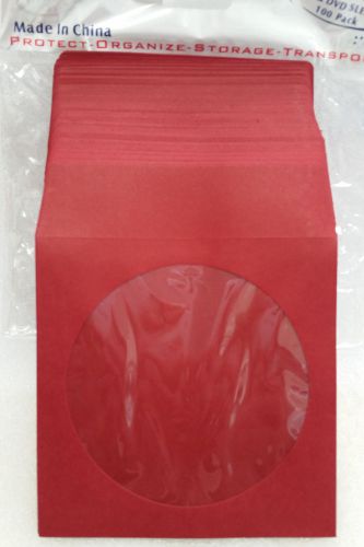 PAPER SLEEVE W/WINDOW (80g)  By Qmediastore 100 Pcs Brick Red-
							
							show original title