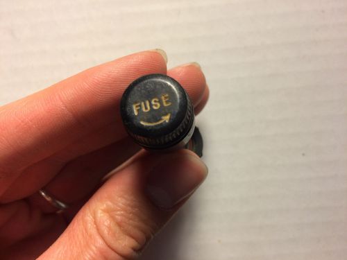 Vintage Buss Fuse Holder Bayonet full-size with Hardware for tube amp Dumont 333