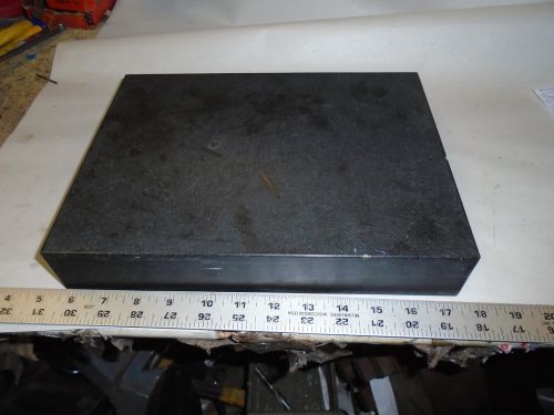 MACHINIST TOOL LATHE MILL Machinist 12&#034; x 9&#034; x 2&#034; Granite Surface Plate Gage